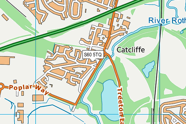 S60 5TQ map - OS VectorMap District (Ordnance Survey) S60 5TQ map - OS VectorMap District (Ordnance Survey)