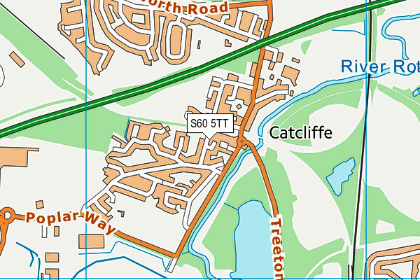S60 5TT map - OS VectorMap District (Ordnance Survey) S60 5TT map - OS VectorMap District (Ordnance Survey)