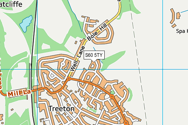 S60 5TY map - OS VectorMap District (Ordnance Survey) S60 5TY map - OS VectorMap District (Ordnance Survey)