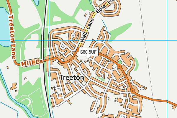 S60 5UF map - OS VectorMap District (Ordnance Survey) S60 5UF map - OS VectorMap District (Ordnance Survey)
