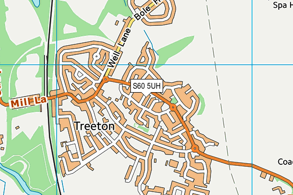 S60 5UH map - OS VectorMap District (Ordnance Survey) S60 5UH map - OS VectorMap District (Ordnance Survey)
