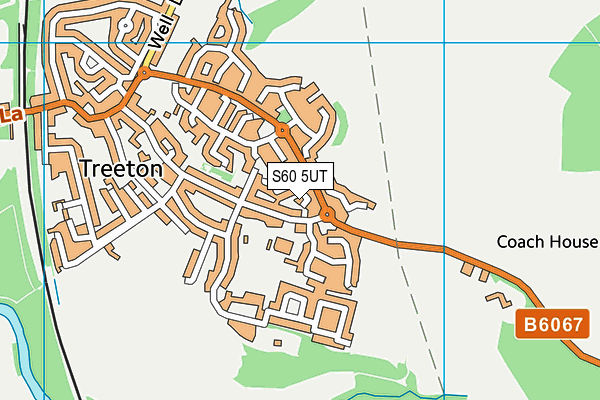 S60 5UT map - OS VectorMap District (Ordnance Survey) S60 5UT map - OS VectorMap District (Ordnance Survey)