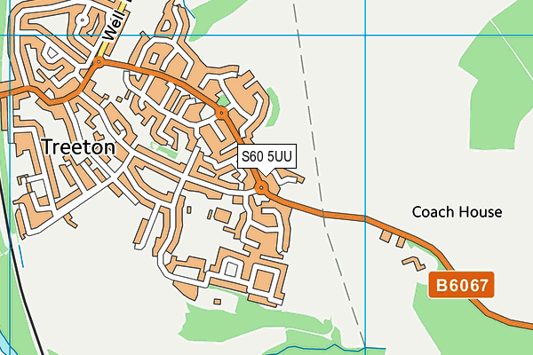 S60 5UU map - OS VectorMap District (Ordnance Survey) S60 5UU map - OS VectorMap District (Ordnance Survey)