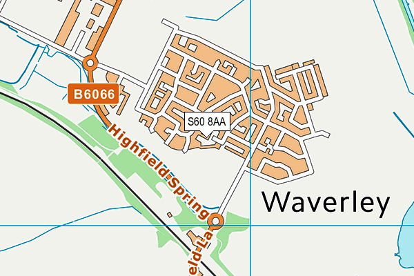 S60 8AA map - OS VectorMap District (Ordnance Survey) S60 8AA map - OS VectorMap District (Ordnance Survey)