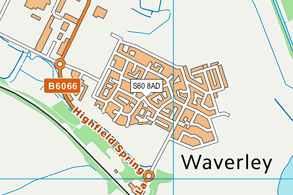S60 8AD map - OS VectorMap District (Ordnance Survey) S60 8AD map - OS VectorMap District (Ordnance Survey)