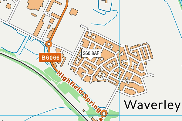 S60 8AF map - OS VectorMap District (Ordnance Survey) S60 8AF map - OS VectorMap District (Ordnance Survey)