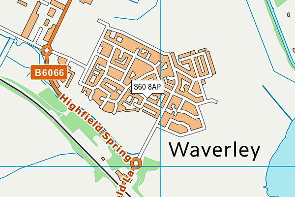 S60 8AP map - OS VectorMap District (Ordnance Survey) S60 8AP map - OS VectorMap District (Ordnance Survey)
