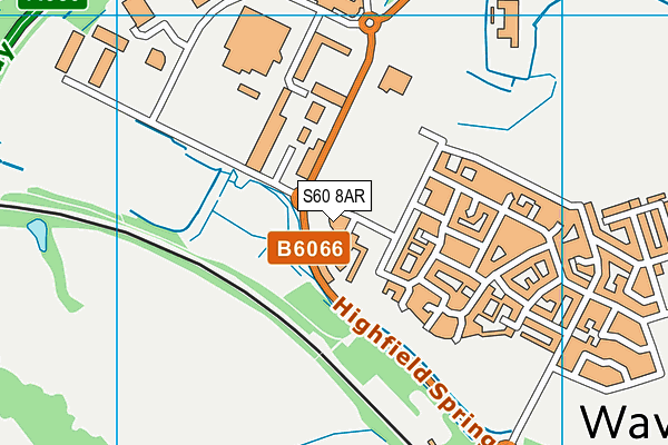 S60 8AR map - OS VectorMap District (Ordnance Survey) S60 8AR map - OS VectorMap District (Ordnance Survey)