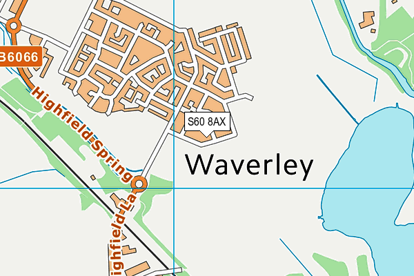 S60 8AX map - OS VectorMap District (Ordnance Survey) S60 8AX map - OS VectorMap District (Ordnance Survey)