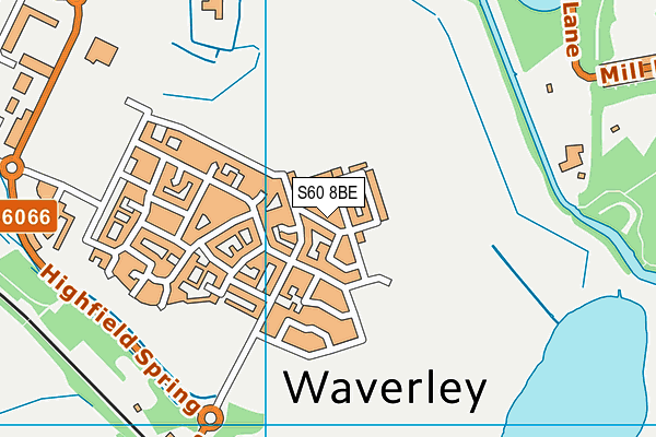 S60 8BE map - OS VectorMap District (Ordnance Survey) S60 8BE map - OS VectorMap District (Ordnance Survey)