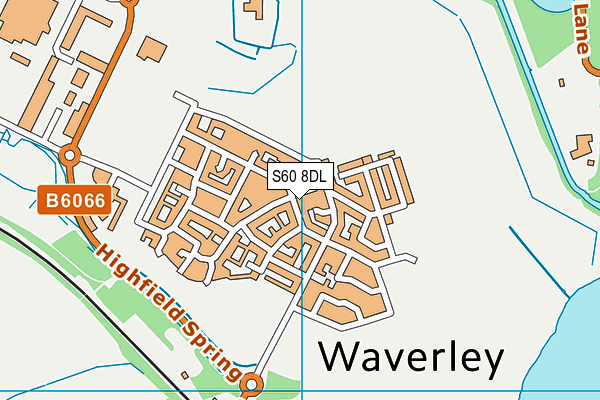 S60 8DL map - OS VectorMap District (Ordnance Survey) S60 8DL map - OS VectorMap District (Ordnance Survey)