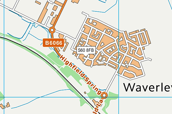 S60 8FB map - OS VectorMap District (Ordnance Survey) S60 8FB map - OS VectorMap District (Ordnance Survey)