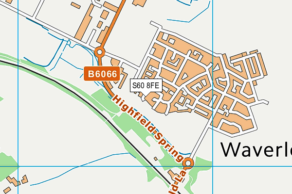 S60 8FE map - OS VectorMap District (Ordnance Survey) S60 8FE map - OS VectorMap District (Ordnance Survey)