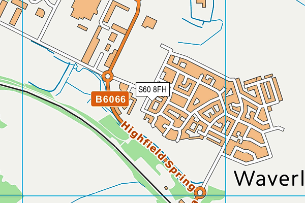 S60 8FH map - OS VectorMap District (Ordnance Survey) S60 8FH map - OS VectorMap District (Ordnance Survey)
