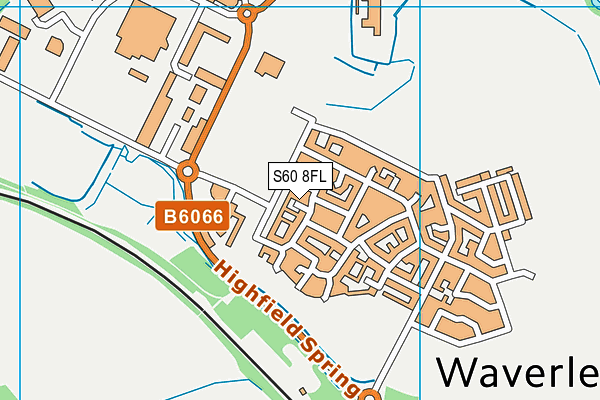 S60 8FL map - OS VectorMap District (Ordnance Survey) S60 8FL map - OS VectorMap District (Ordnance Survey)