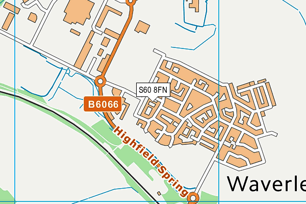 S60 8FN map - OS VectorMap District (Ordnance Survey) S60 8FN map - OS VectorMap District (Ordnance Survey)