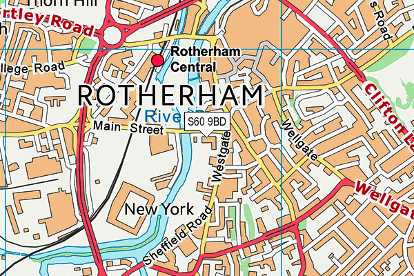 S60 9BD map - OS VectorMap District (Ordnance Survey) S60 9BD map - OS VectorMap District (Ordnance Survey)
