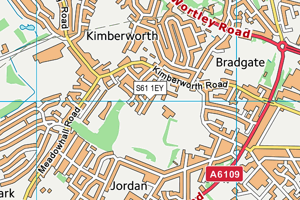 S61 1EY map - OS VectorMap District (Ordnance Survey) S61 1EY map - OS VectorMap District (Ordnance Survey)