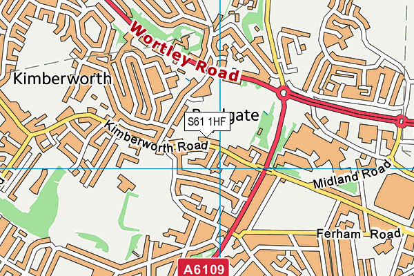 S61 1HF map - OS VectorMap District (Ordnance Survey) S61 1HF map - OS VectorMap District (Ordnance Survey)
