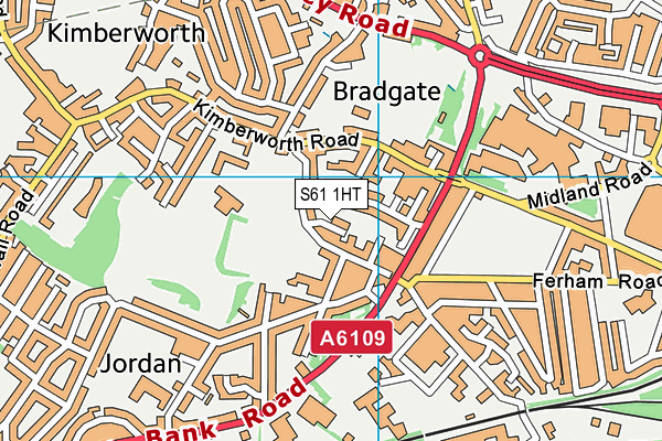 S61 1HT map - OS VectorMap District (Ordnance Survey) S61 1HT map - OS VectorMap District (Ordnance Survey)