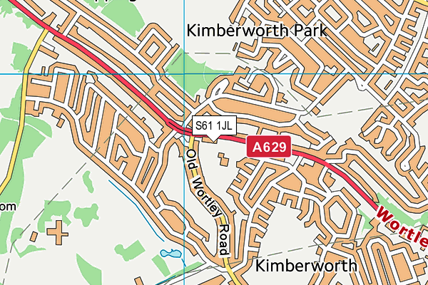 S61 1JL map - OS VectorMap District (Ordnance Survey) S61 1JL map - OS VectorMap District (Ordnance Survey)