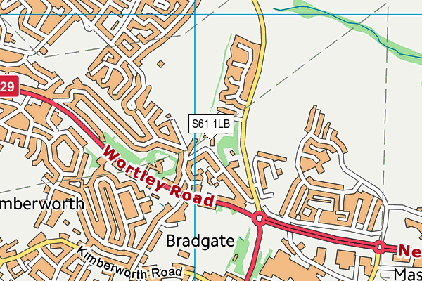S61 1LB map - OS VectorMap District (Ordnance Survey) S61 1LB map - OS VectorMap District (Ordnance Survey)