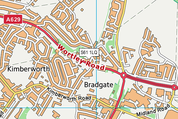 S61 1LQ map - OS VectorMap District (Ordnance Survey) S61 1LQ map - OS VectorMap District (Ordnance Survey)