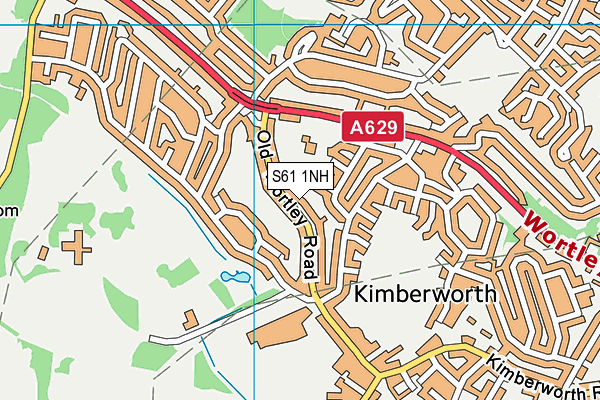 S61 1NH map - OS VectorMap District (Ordnance Survey) S61 1NH map - OS VectorMap District (Ordnance Survey)
