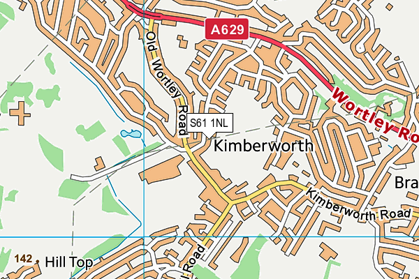 S61 1NL map - OS VectorMap District (Ordnance Survey) S61 1NL map - OS VectorMap District (Ordnance Survey)
