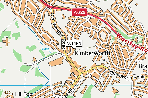 S61 1NN map - OS VectorMap District (Ordnance Survey) S61 1NN map - OS VectorMap District (Ordnance Survey)