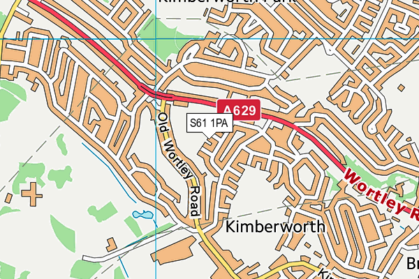 S61 1PA map - OS VectorMap District (Ordnance Survey) S61 1PA map - OS VectorMap District (Ordnance Survey)