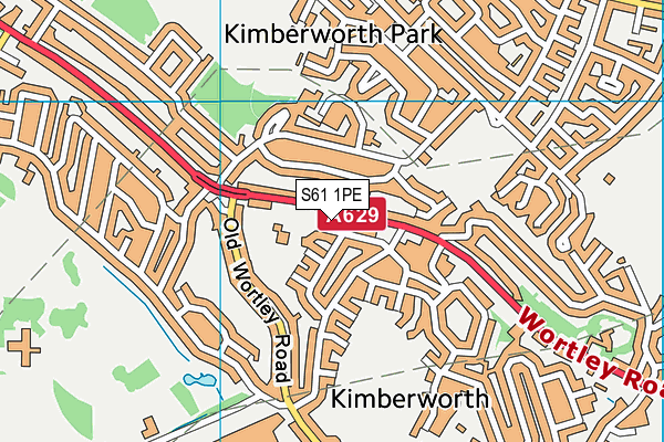 S61 1PE map - OS VectorMap District (Ordnance Survey) S61 1PE map - OS VectorMap District (Ordnance Survey)