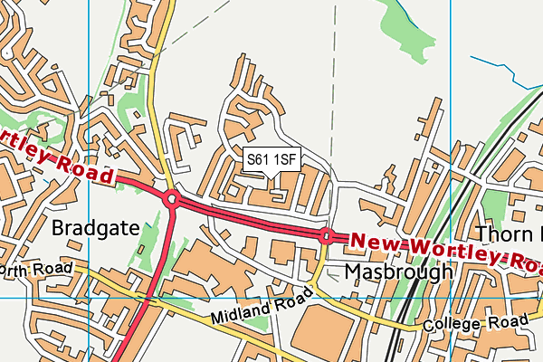 S61 1SF map - OS VectorMap District (Ordnance Survey) S61 1SF map - OS VectorMap District (Ordnance Survey)