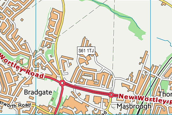 S61 1TJ map - OS VectorMap District (Ordnance Survey) S61 1TJ map - OS VectorMap District (Ordnance Survey)