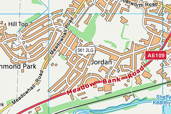 S61 2LG map - OS VectorMap District (Ordnance Survey) S61 2LG map - OS VectorMap District (Ordnance Survey)
