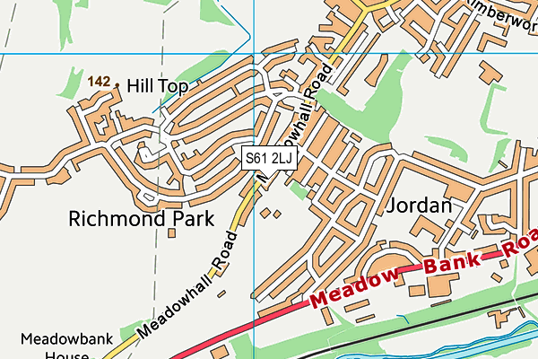 S61 2LJ map - OS VectorMap District (Ordnance Survey) S61 2LJ map - OS VectorMap District (Ordnance Survey)