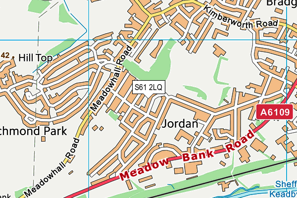 S61 2LQ map - OS VectorMap District (Ordnance Survey) S61 2LQ map - OS VectorMap District (Ordnance Survey)