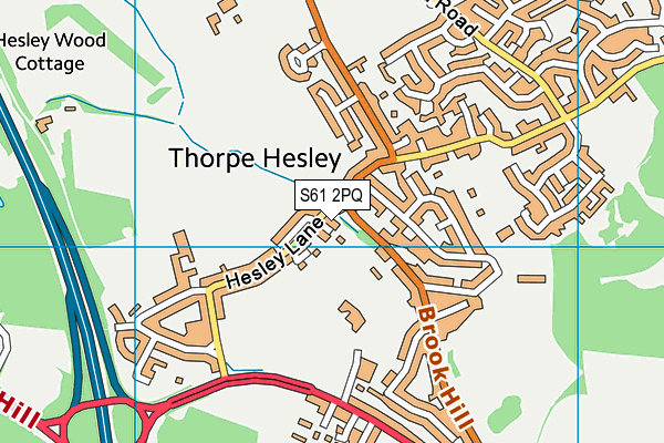 S61 2PQ map - OS VectorMap District (Ordnance Survey) S61 2PQ map - OS VectorMap District (Ordnance Survey)