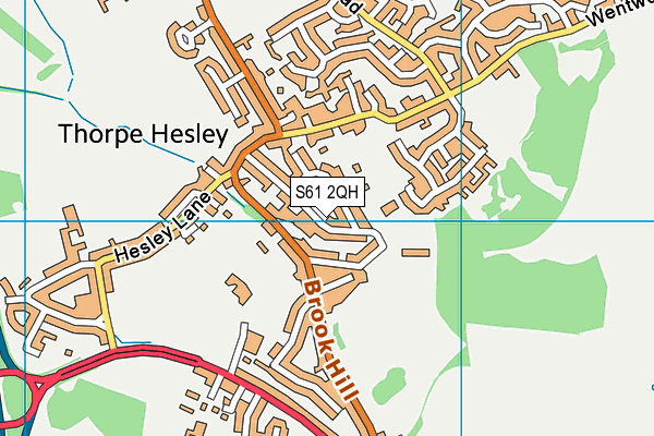 S61 2QH map - OS VectorMap District (Ordnance Survey) S61 2QH map - OS VectorMap District (Ordnance Survey)