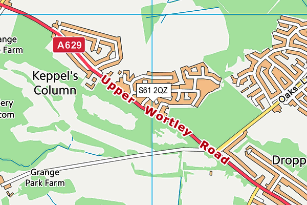 S61 2QZ map - OS VectorMap District (Ordnance Survey) S61 2QZ map - OS VectorMap District (Ordnance Survey)