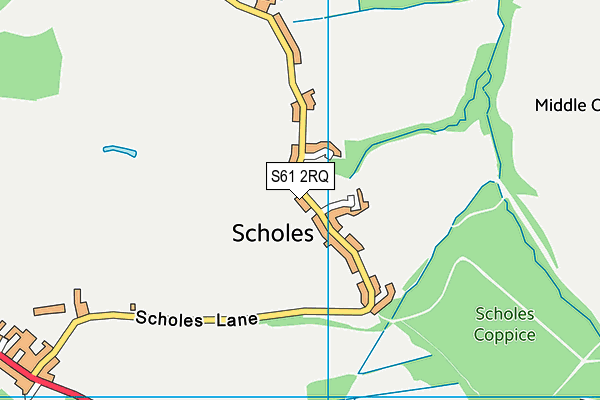 S61 2RQ map - OS VectorMap District (Ordnance Survey) S61 2RQ map - OS VectorMap District (Ordnance Survey)