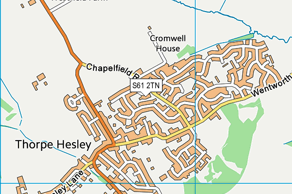 S61 2TN map - OS VectorMap District (Ordnance Survey) S61 2TN map - OS VectorMap District (Ordnance Survey)