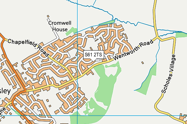 S61 2TS map - OS VectorMap District (Ordnance Survey) S61 2TS map - OS VectorMap District (Ordnance Survey)