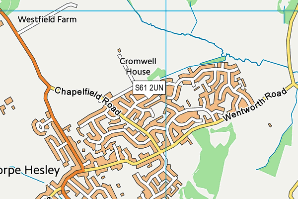 S61 2UN map - OS VectorMap District (Ordnance Survey) S61 2UN map - OS VectorMap District (Ordnance Survey)