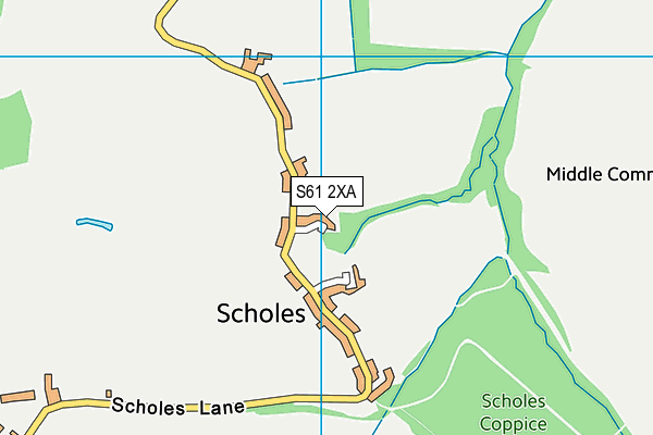 S61 2XA map - OS VectorMap District (Ordnance Survey) S61 2XA map - OS VectorMap District (Ordnance Survey)