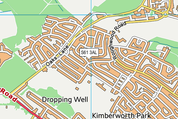 S61 3AL map - OS VectorMap District (Ordnance Survey) S61 3AL map - OS VectorMap District (Ordnance Survey)
