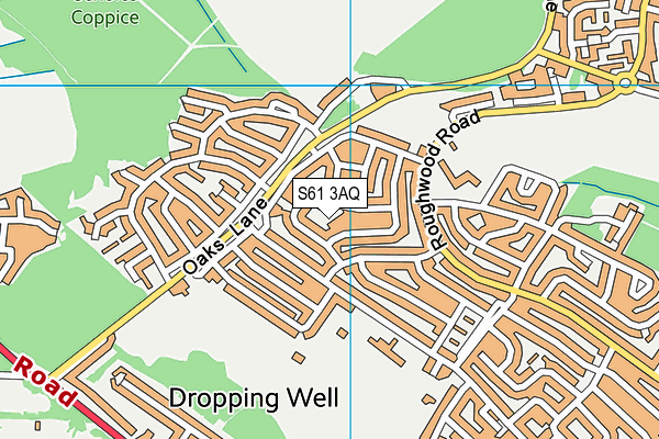 S61 3AQ map - OS VectorMap District (Ordnance Survey) S61 3AQ map - OS VectorMap District (Ordnance Survey)