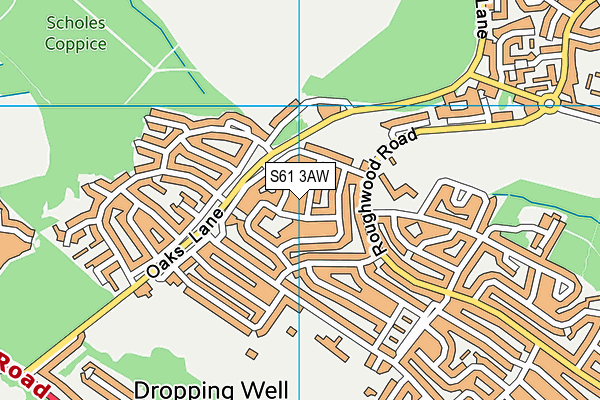 S61 3AW map - OS VectorMap District (Ordnance Survey) S61 3AW map - OS VectorMap District (Ordnance Survey)