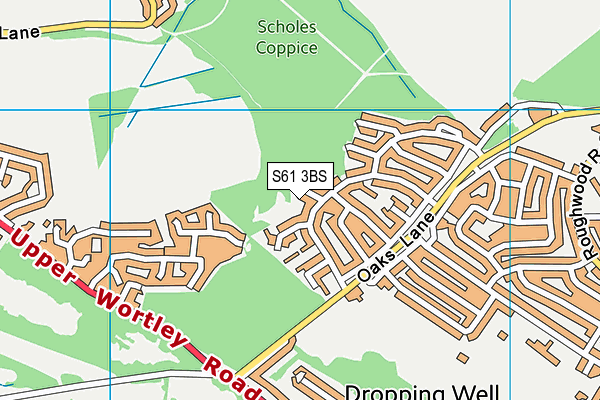 S61 3BS map - OS VectorMap District (Ordnance Survey) S61 3BS map - OS VectorMap District (Ordnance Survey)