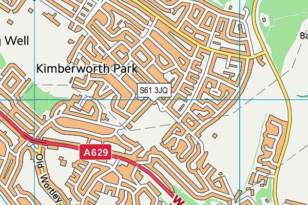 S61 3JQ map - OS VectorMap District (Ordnance Survey) S61 3JQ map - OS VectorMap District (Ordnance Survey)